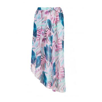 Fusta dama Tropical -  Poliester - Multicolor
