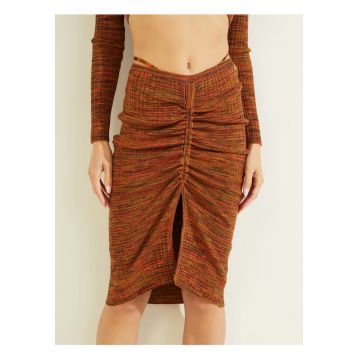 Fusta dama  Viscoza - Rosu - Rosu