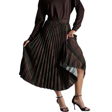 Fusta maxi -  Verde - Textil