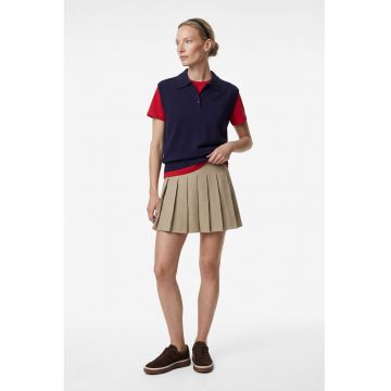 Fusta mini cu pliuri - Bej nisip