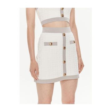 Fusta mini dama  alb -