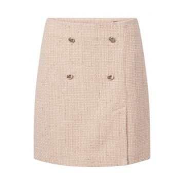 Fusta mini dama  bej
