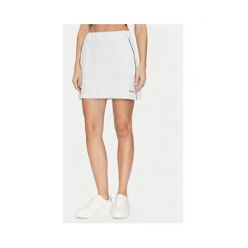 Fusta mini din amestec de bumbac organic