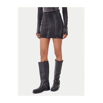 Fusta mini -  gri - denim