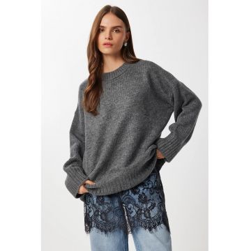 Fusta mini - Happiness Istanbul - Negru - Dantela