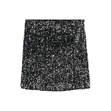 Fusta mini  negru - femei