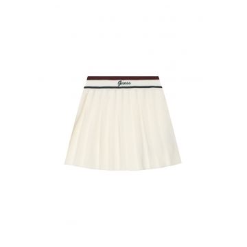 Fusta plisata  ecru - pentru fete
