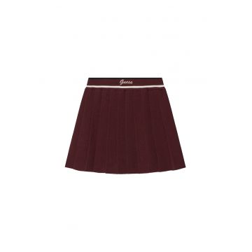 Fusta plisata fete  bordeaux