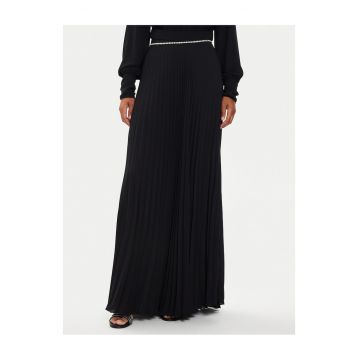 Fusta plisata  negru -