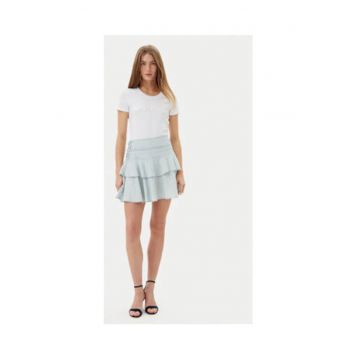 Fusta scurta cu amestec de lyocell