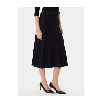 Fusta trapezoidala de dama  negru - fabricata din material de calitate