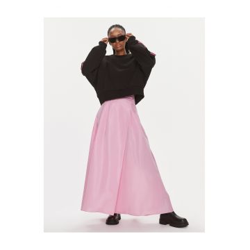 Fusta trapezoidala de dama  roz