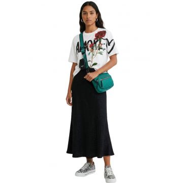 Fusta lunga cu animal print Demi -