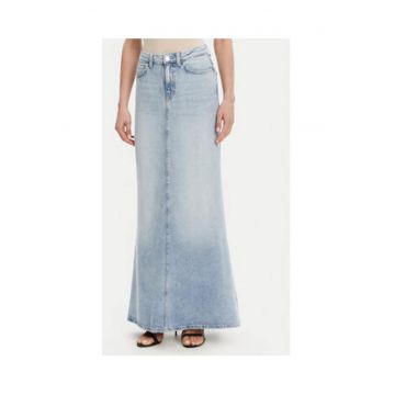 Fusta maxi de dama din denim