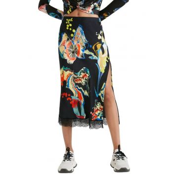 Fusta midi cu dantela  x Mr. Christian Lacroix Barcelona