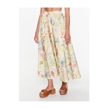 Fusta midi dama  colorata -