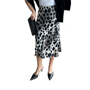 Fusta midi  leopard - Maro