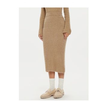 Fusta Midi  maro - femei
