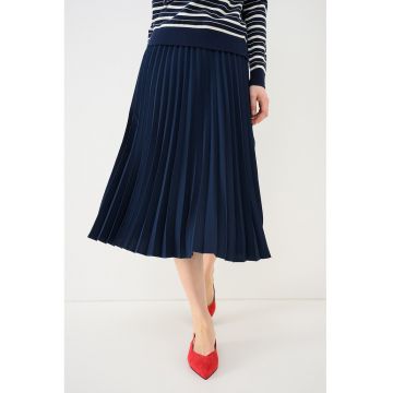 Fusta midi plisata