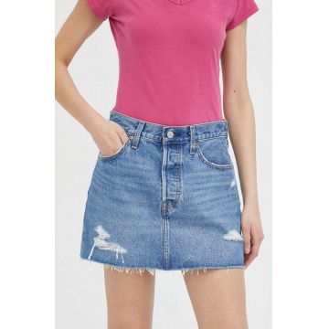 Levi's fusta jeans mini, drept