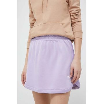 Puma fusta culoarea violet, mini, drept