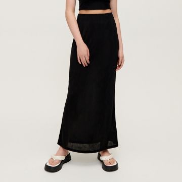 House - Fustă maxi - Negru