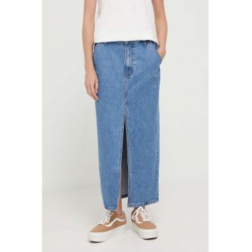 Abercrombie & Fitch fustă din denim maxi, dreaptă