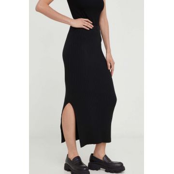 Answear Lab fusta culoarea negru, maxi, creion